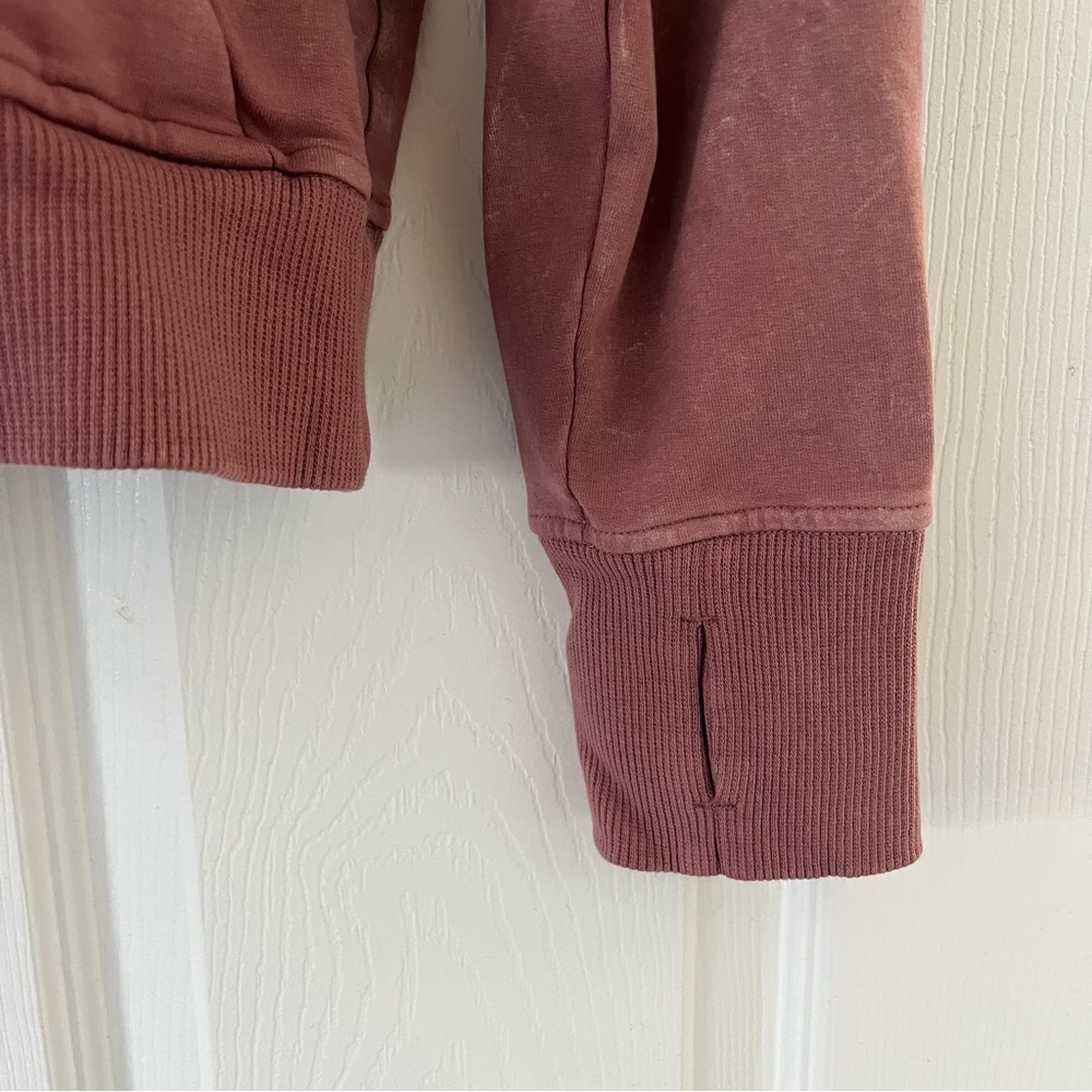 Sold xlist Lululemon Athletica Sweatshirt Mauve East End Summer Like New Size 4 - Picture 3 of 8